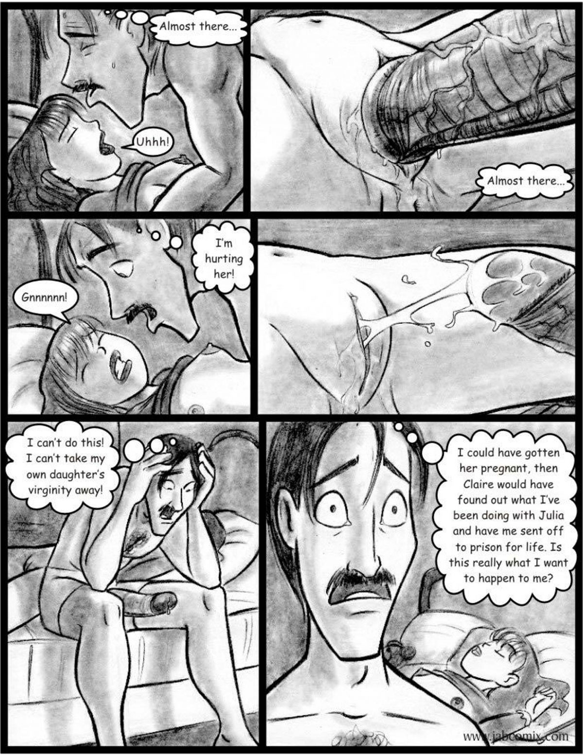 Порно Комиксы Инцест С Отцом