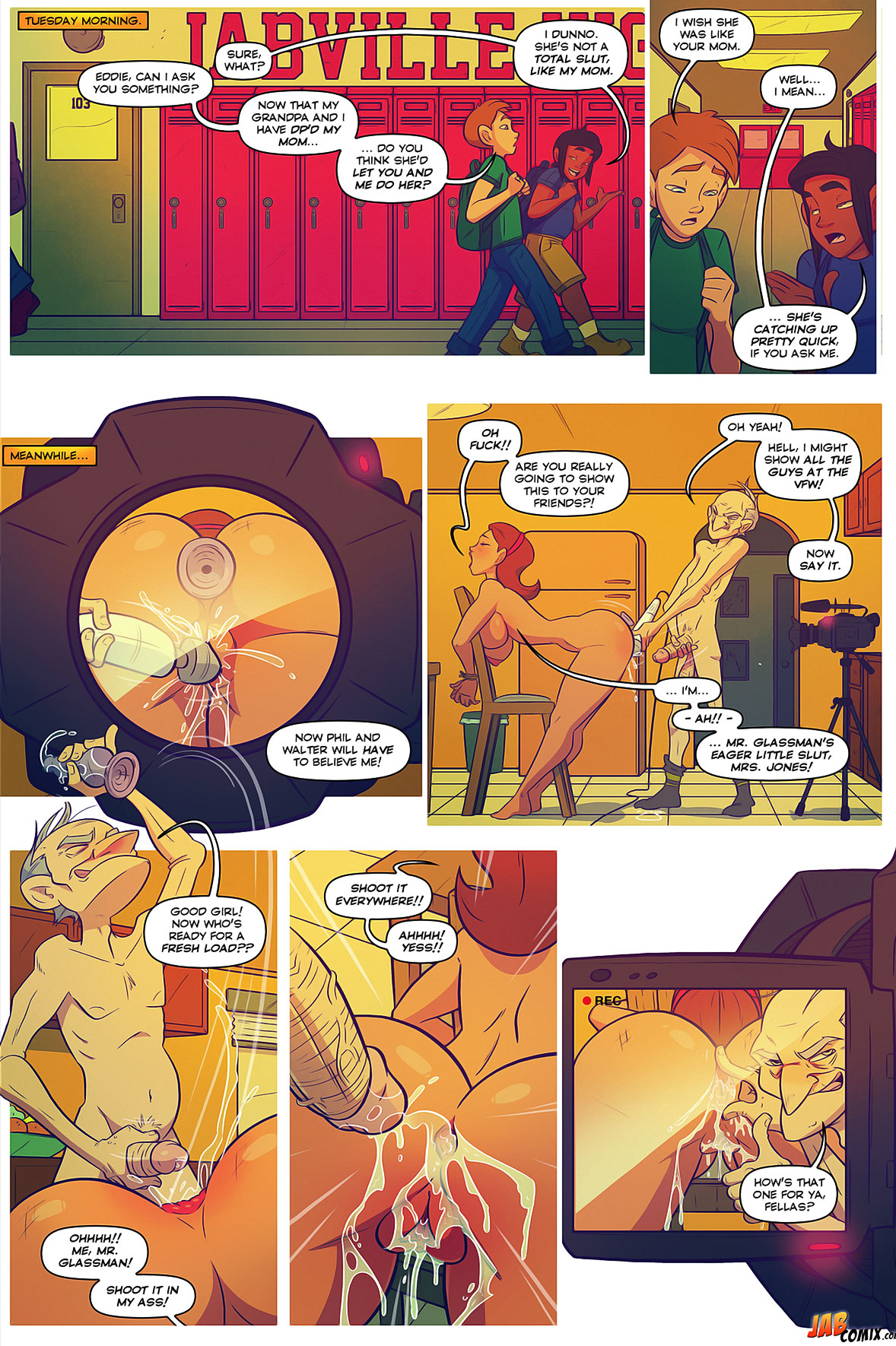 Jab comic Keeping it up with the Joneses 5 - page 13