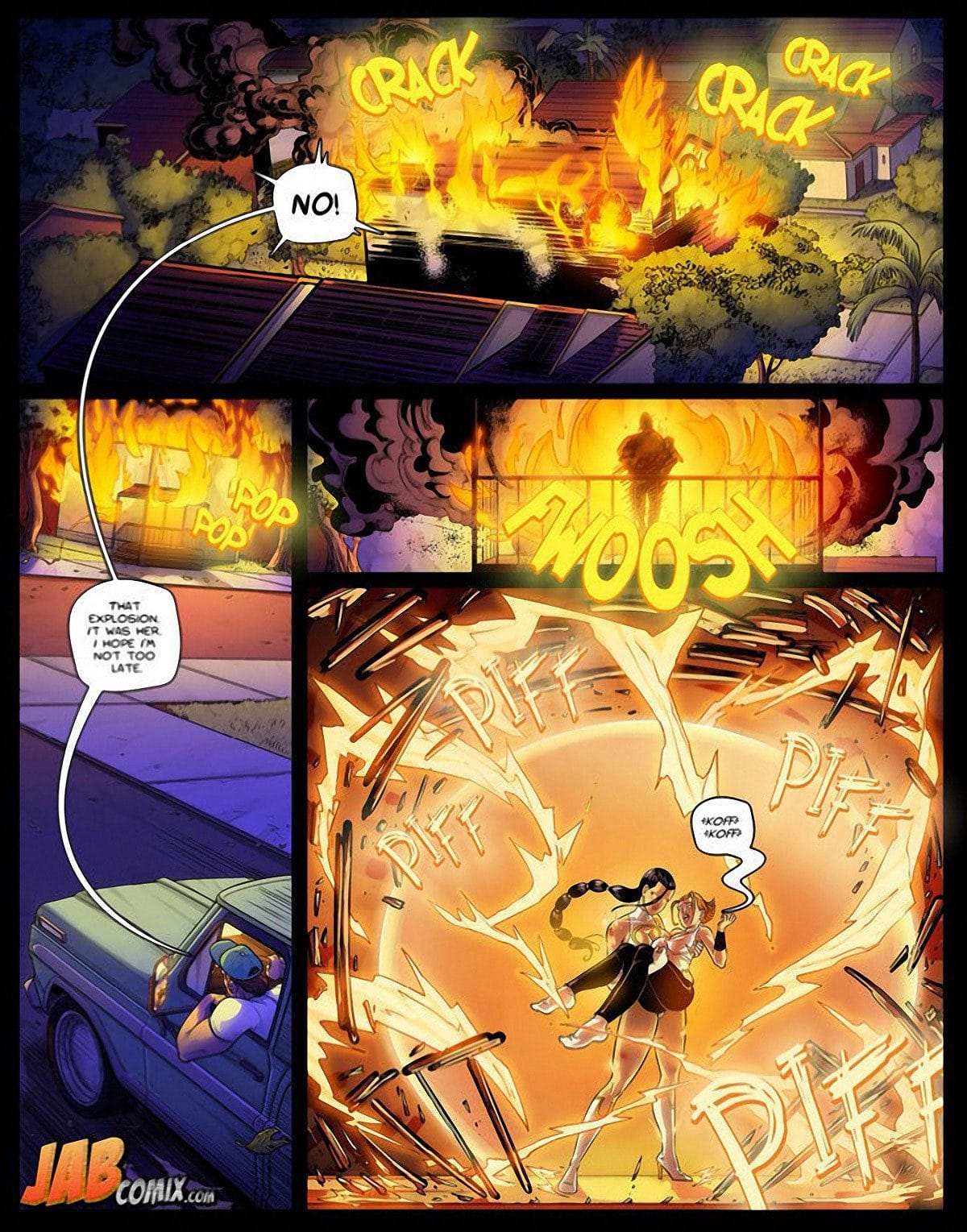 Jab comic "Omega Girl 6" - page 1