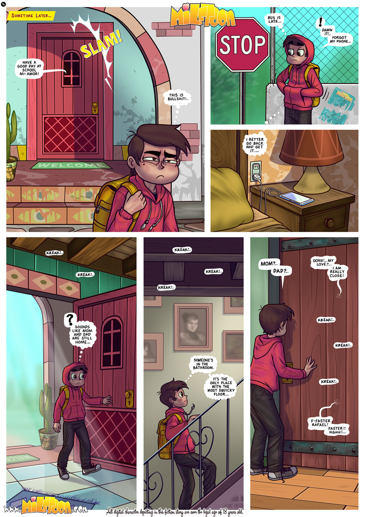 Milftoon comic "Marco vs The Forces of Milf" - page 3