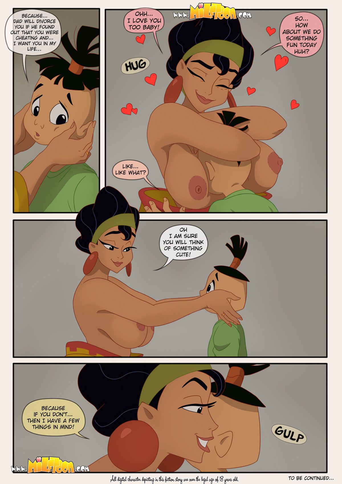 Milftoon comic "Milfs New Groove" - page 12.