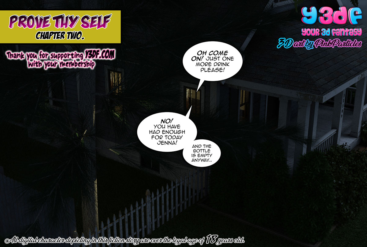 Y3DF comic "Prove Thy Self 2" - page 1
