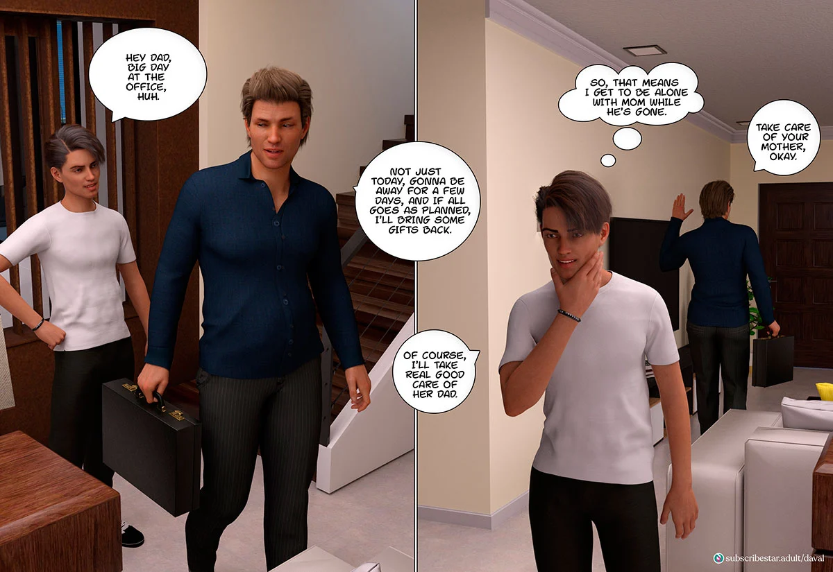 Daval3D comic "Immoral Desires 3" - page 16