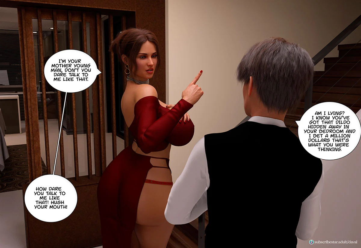 Daval3D comic "Immoral Desires 3" - page 59